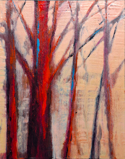 Dancing Oaks - 4" x 5"