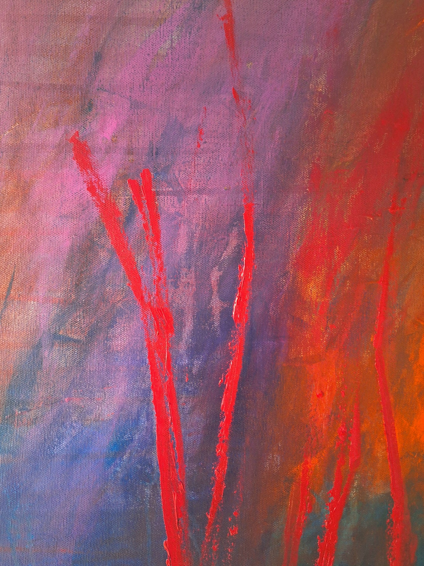 October Skies - 40" x 30"