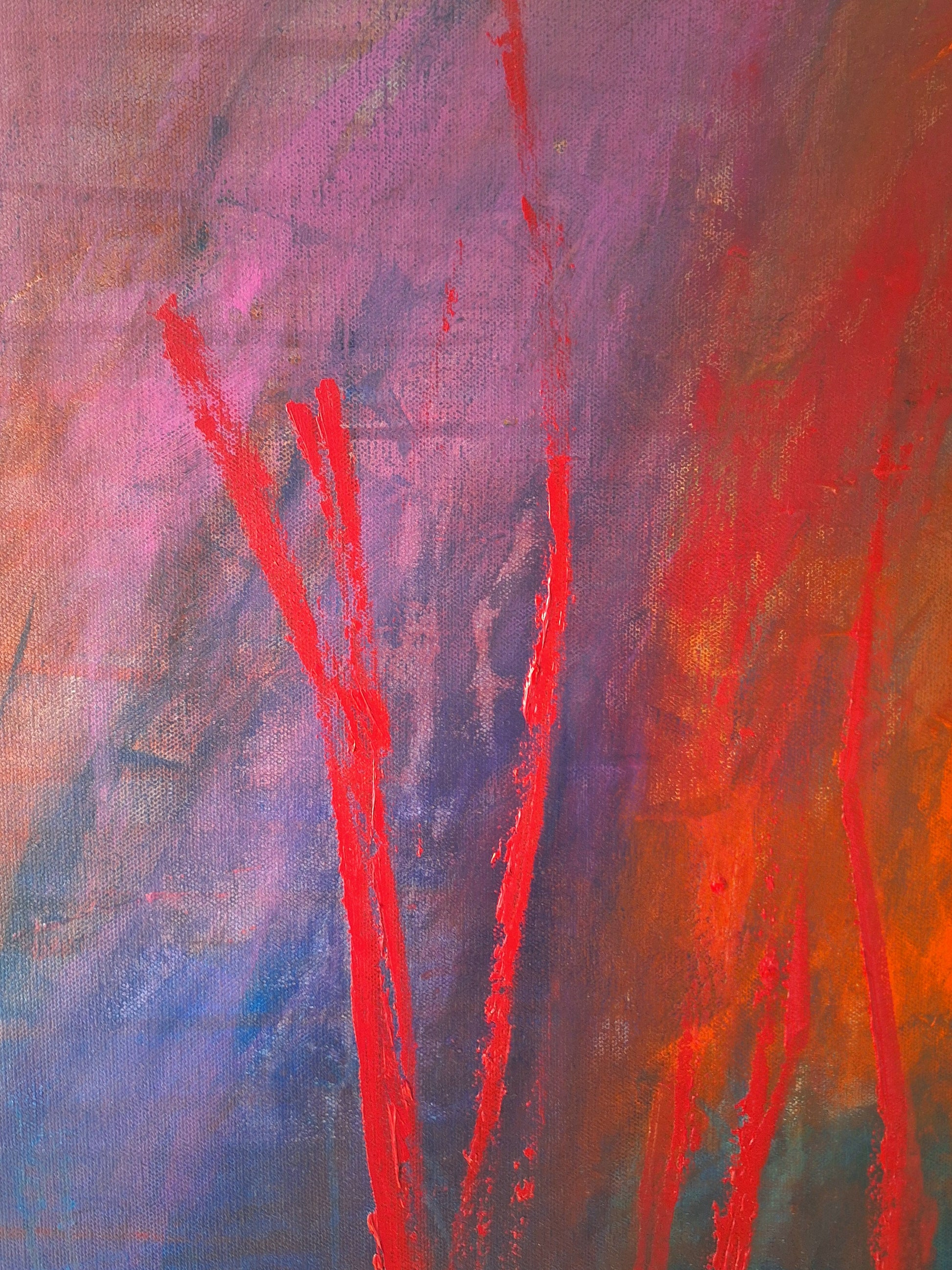 October Skies - 40" x 30"