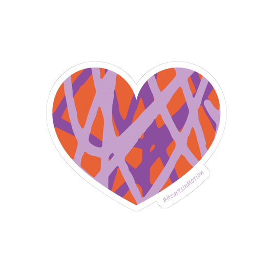 Colourful Heart Stickers for Laptops, Water Bottles, Journals, #HeartsInMotion