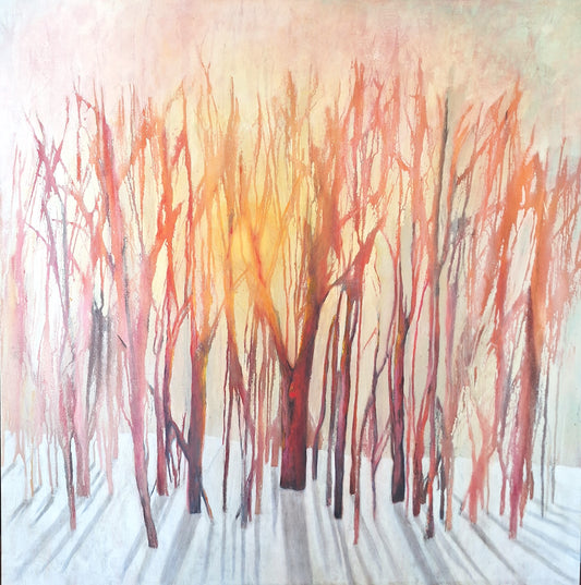 Golden Hour - 36" x 36"