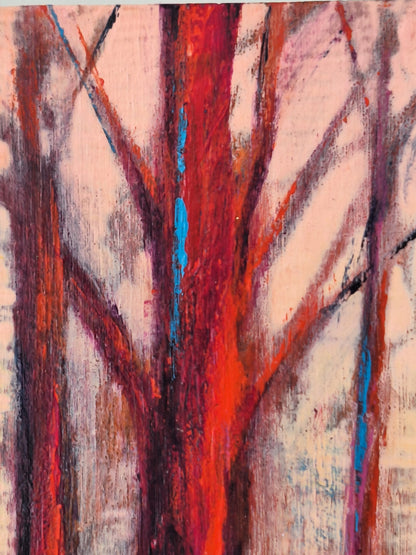 Dancing Oaks - 4" x 5"
