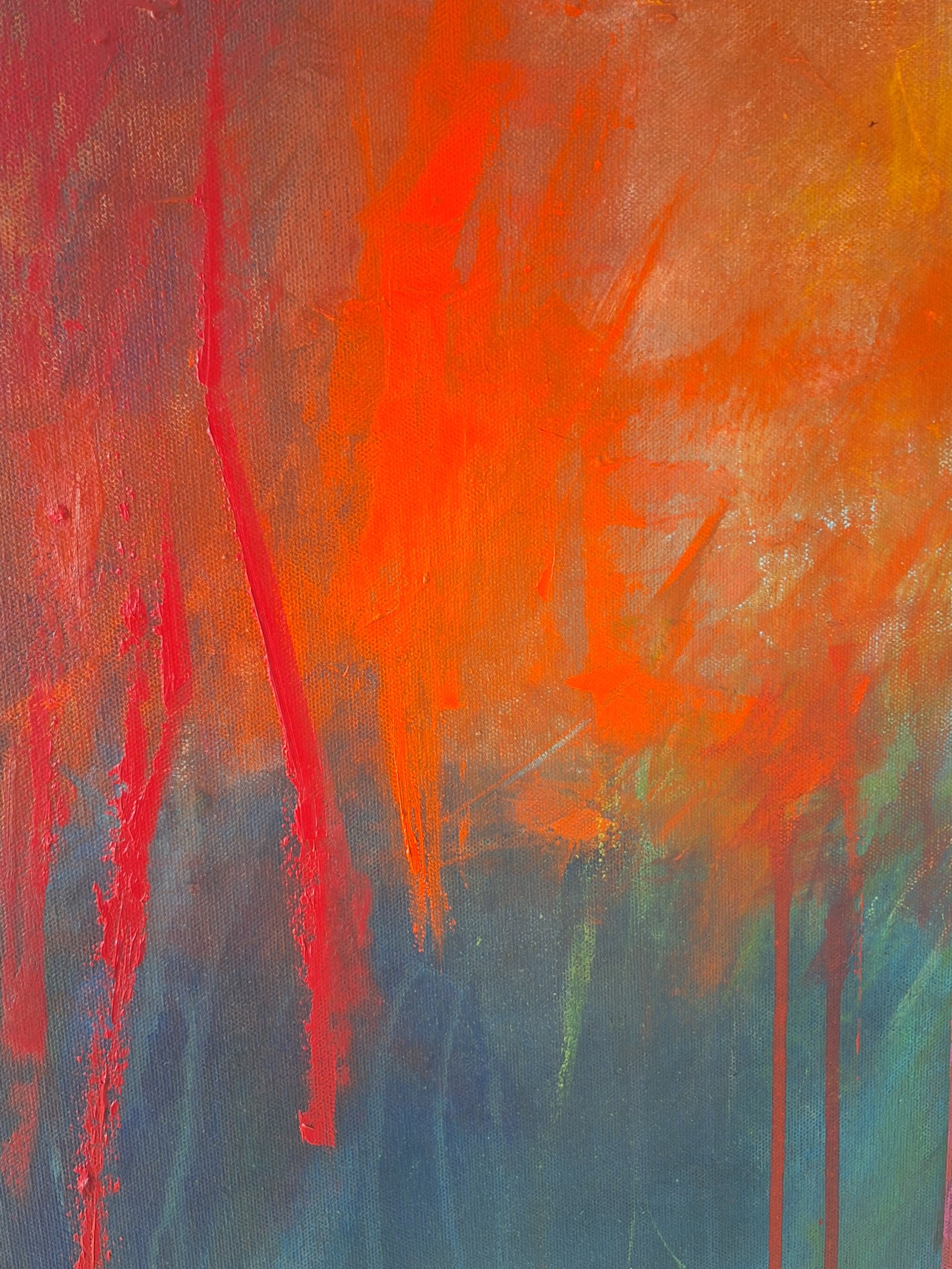 October Skies - 40" x 30"