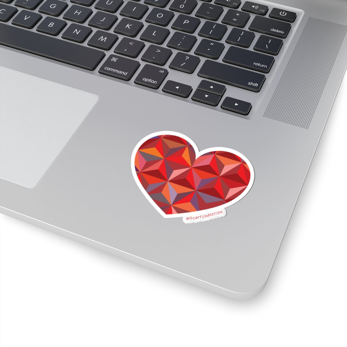 Colourful Heart Stickers for Laptops, Journals, Water Bottles, #HeartsInMotion