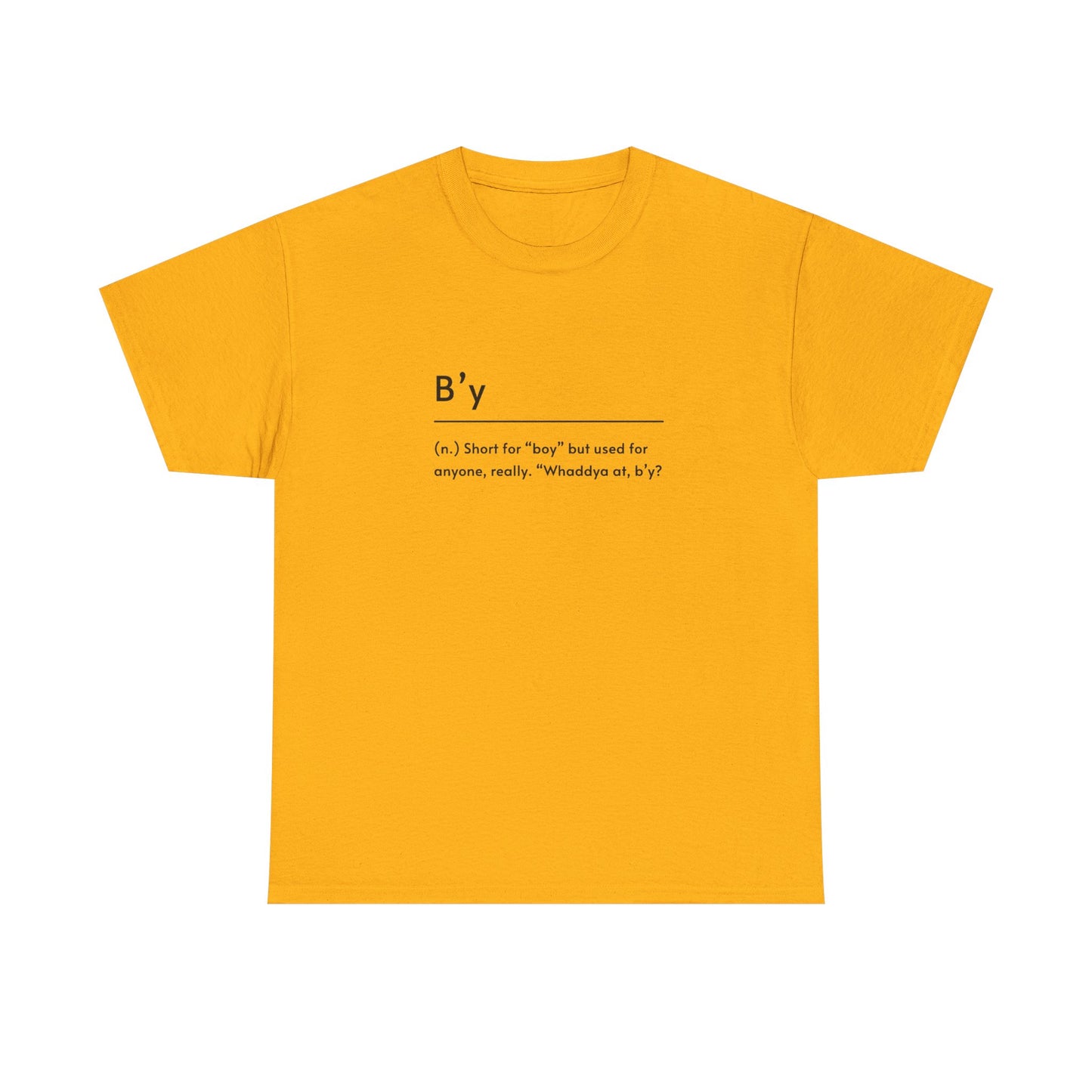 Unisex Heavy Cotton Tee - B'y Tee, Casual Wear, Gift for Him/Her, Street Style