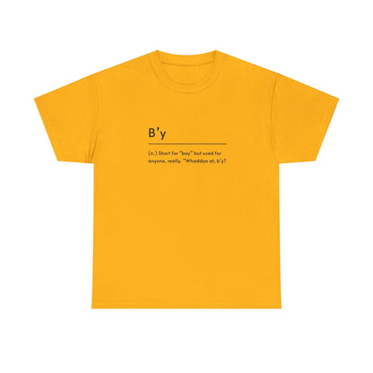 Unisex Heavy Cotton Tee - B'y Tee, Casual Wear, Gift for Him/Her, Street Style