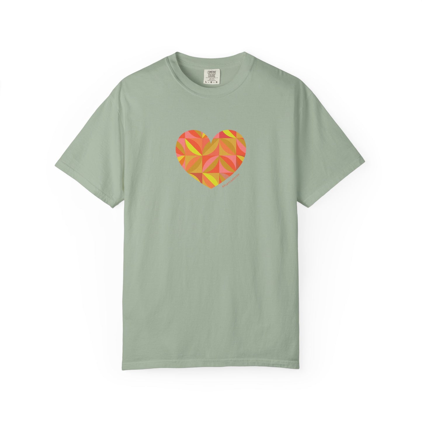 Heart Pattern Unisex Garment-Dyed T-Shirt | #HeartsInMotion