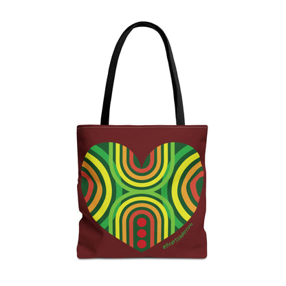 Colourful Love Heart Tote Bag - Perfect for Everyday Use - #HeartsInMotion