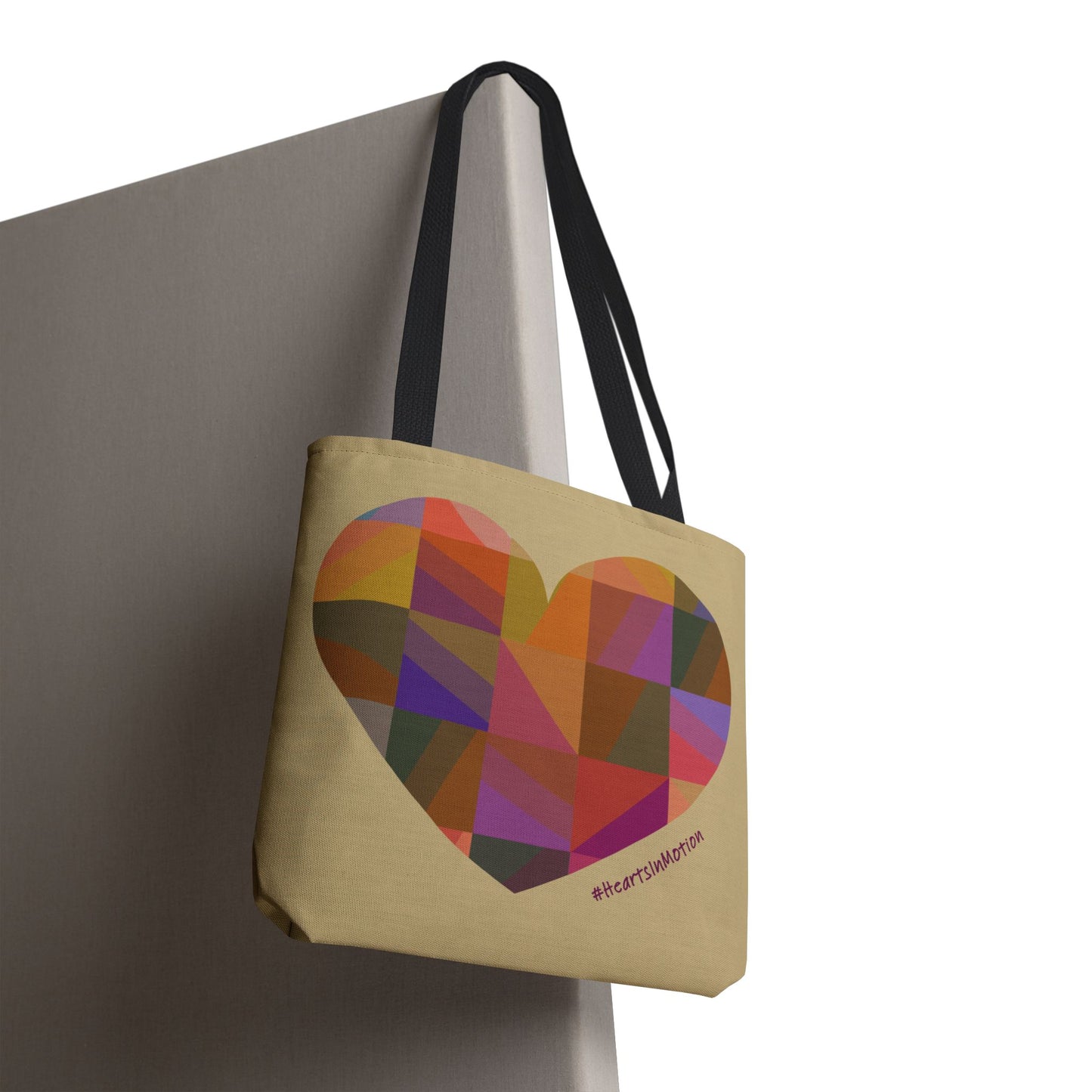 Colourful Heart Tote Bag - Love & Positivity - #HeartsInMotion