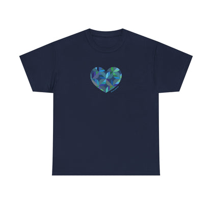 Colourful Heart Unisex Cotton Tee, Casual Wear, #HeartsInMotion