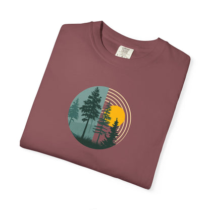 Nature Sunset Unisex Garment-Dyed T-Shirt