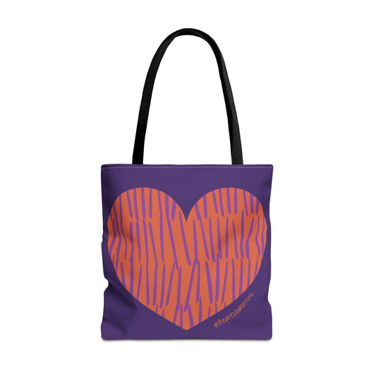 Heart Pattern Tote Bag - #HeartsInotion