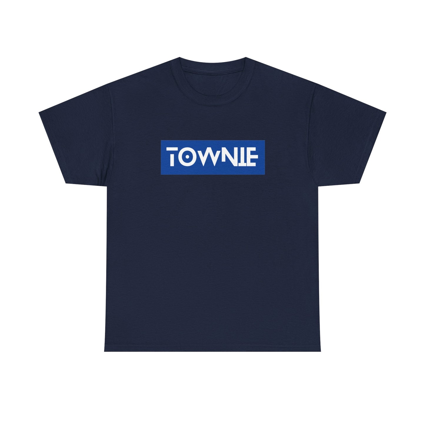 Unisex Heavy Cotton Tee with 'TOWNIE' Print - Casual Style for Everyday Wear