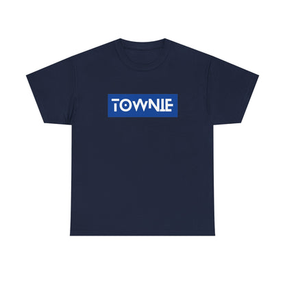 Unisex Heavy Cotton Tee with 'TOWNIE' Print - Casual Style for Everyday Wear
