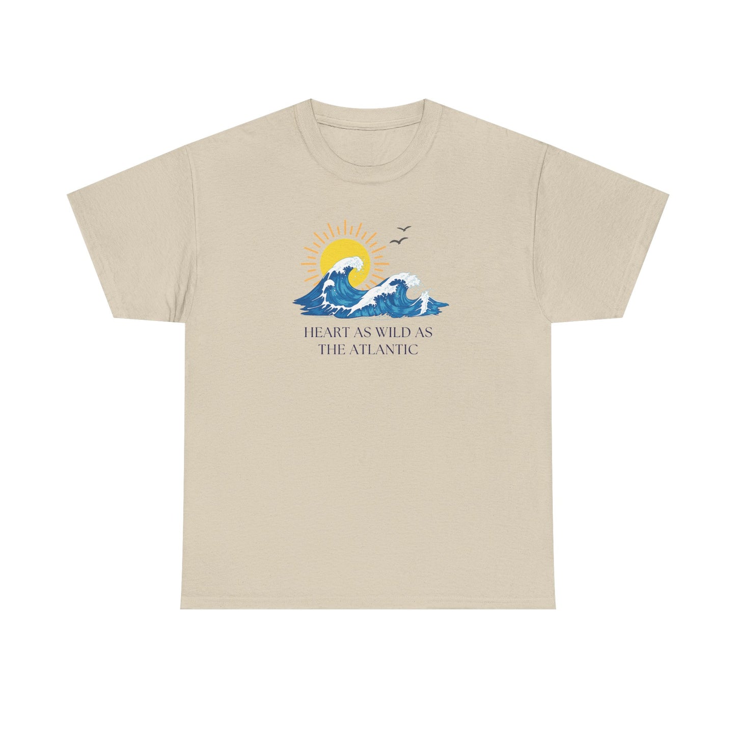 Heart As Wild As The Atlantic Unisex Tee, Ocean Lover T-Shirt