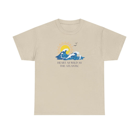Heart As Wild As The Atlantic Unisex Tee, Ocean Lover T-Shirt