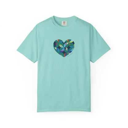 Colourful Heart T-Shirt, Gift for Her, Heart Design T-Shirt, #HeartsInMotion