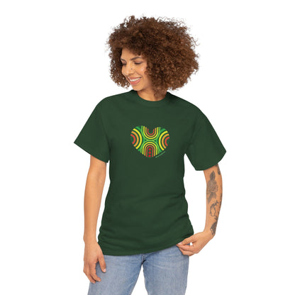 Colourful Heart Vibe Unisex Heavy Cotton Tee - #HeartsInMotion