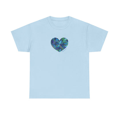 Colourful Heart Unisex Cotton Tee, Casual Wear, #HeartsInMotion