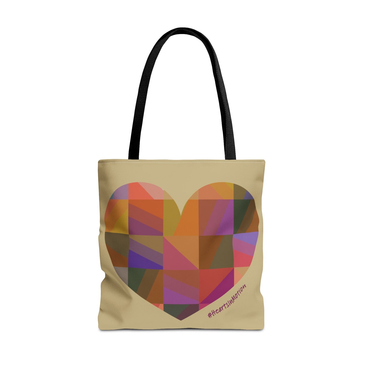 Colourful Heart Tote Bag - Love & Positivity - #HeartsInMotion