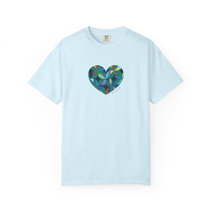 Colourful Heart T-Shirt, Gift for Her, Heart Design T-Shirt, #HeartsInMotion