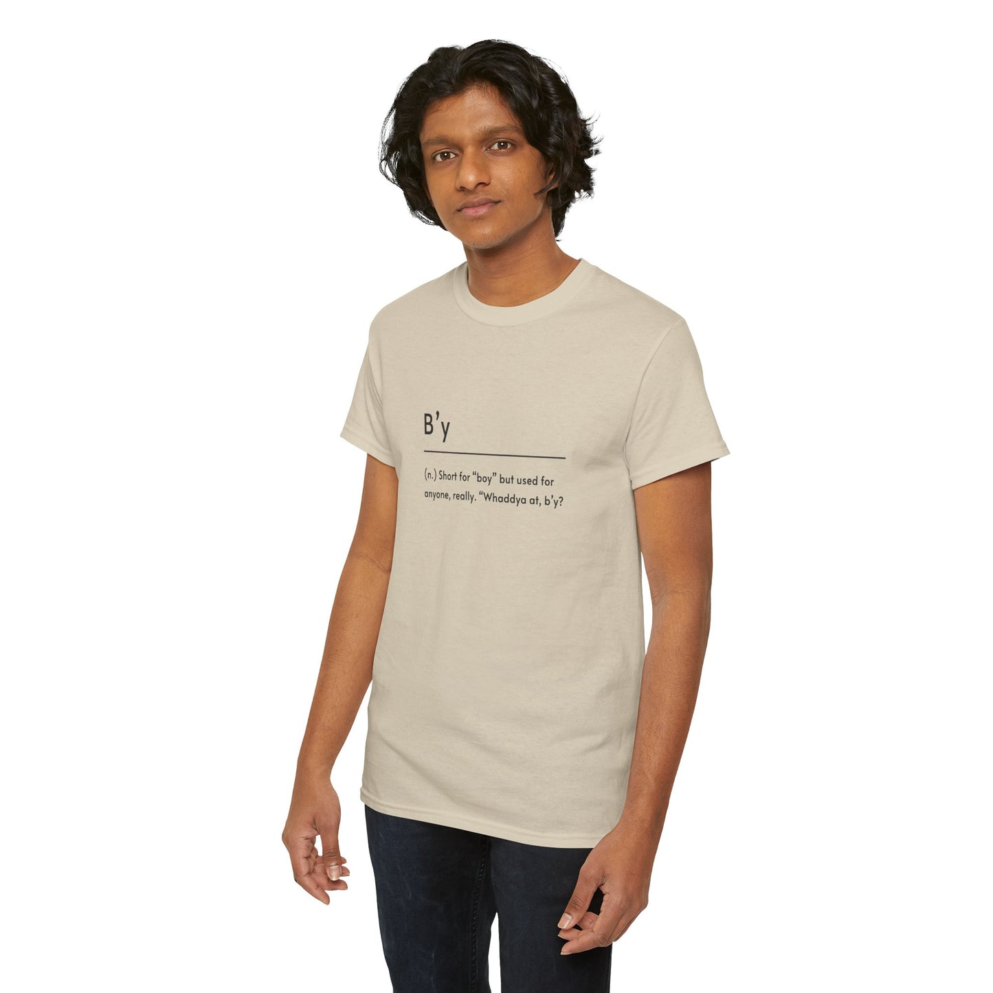Unisex Heavy Cotton Tee - B'y Tee, Casual Wear, Gift for Him/Her, Street Style