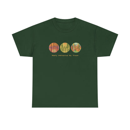 Colorful Tree Unisex Heavy Cotton Tee, Outdoor Lover Shirt, Unique Gift