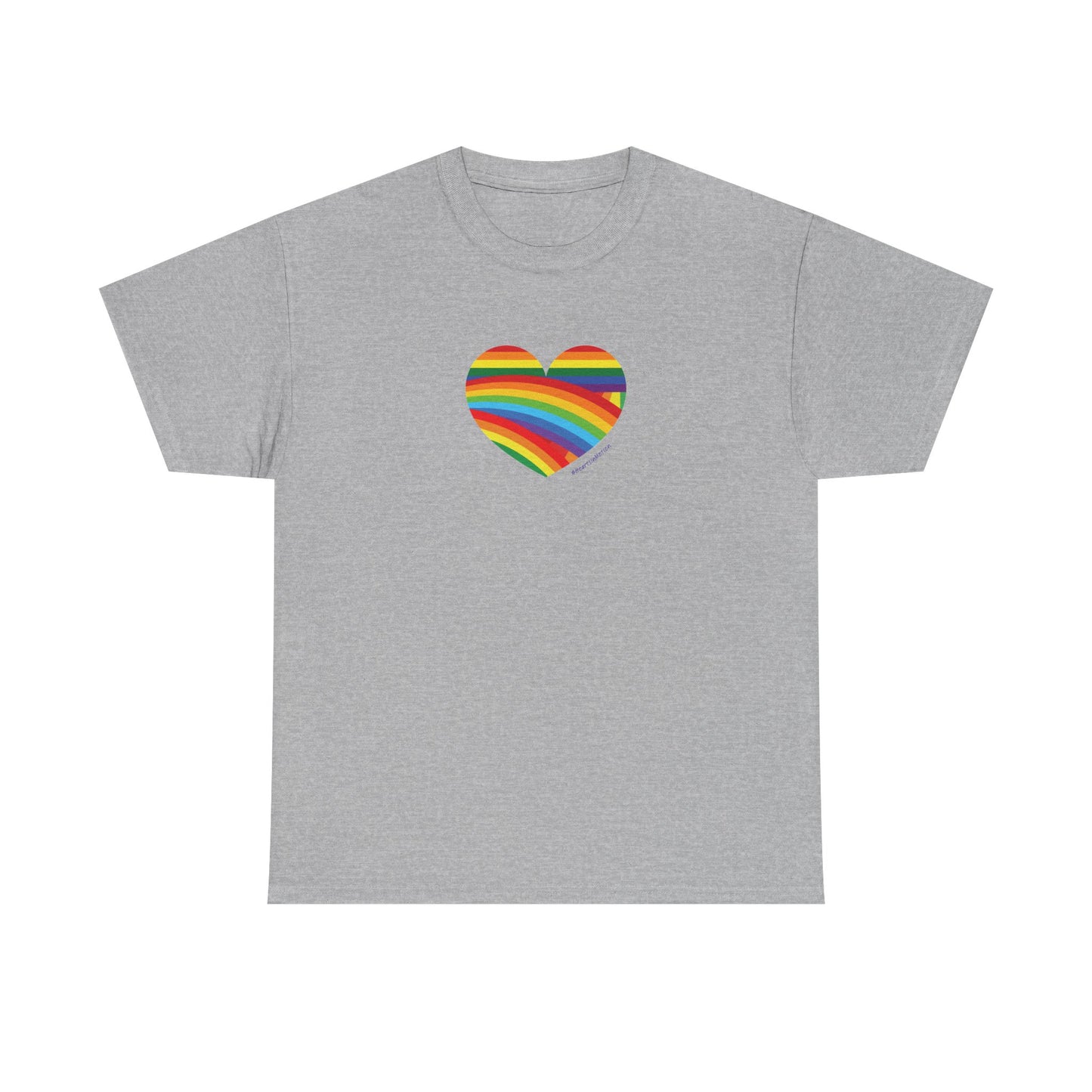 Rainbow Heart Unisex - Celebrate Love and Diversity - #HeartsInMotion