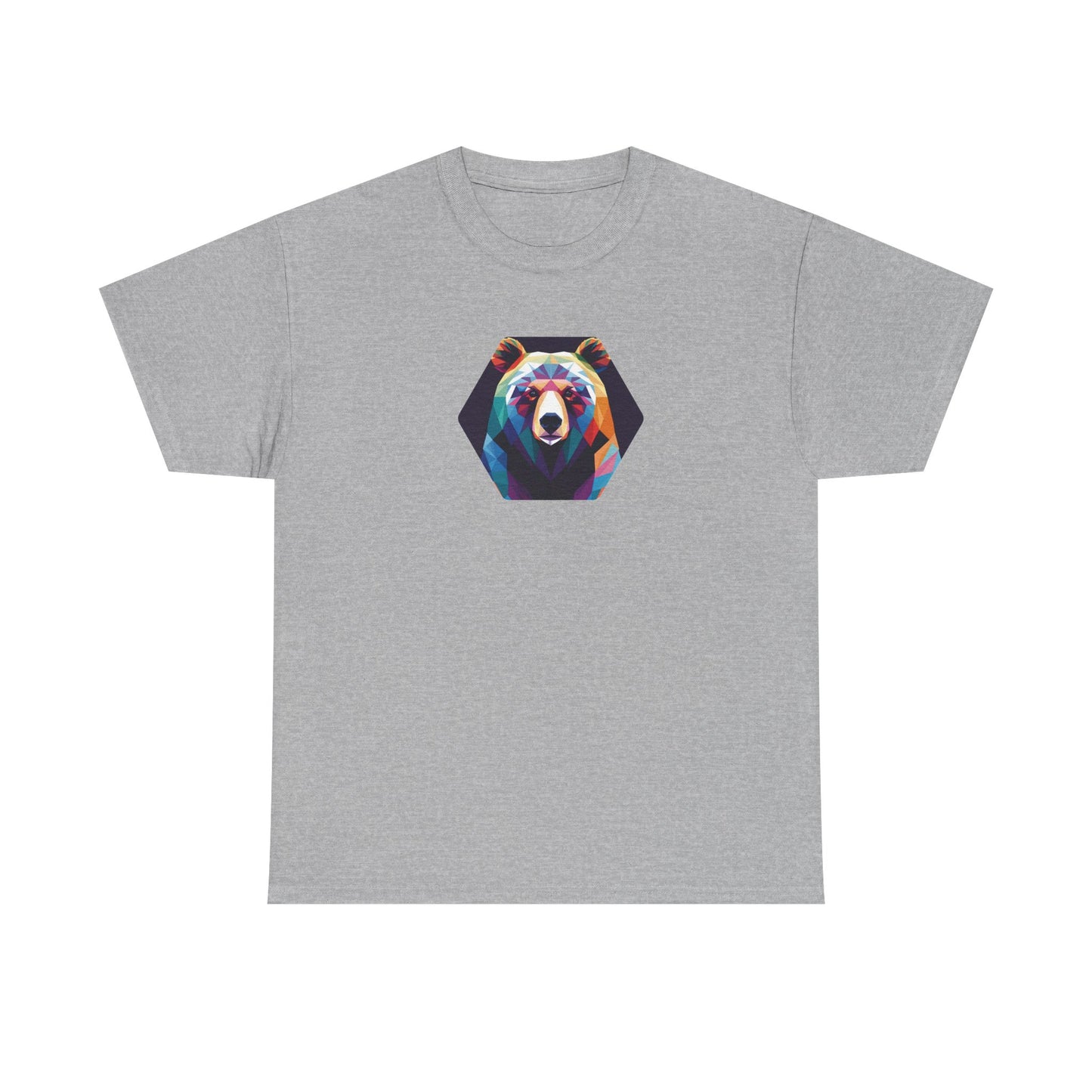 Colorful Bear Graphic Unisex Heavy Cotton Tee
