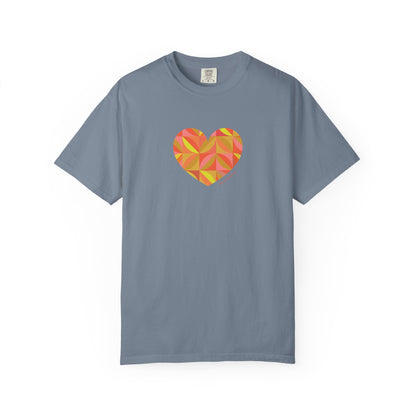 Heart Pattern Unisex Garment-Dyed T-Shirt | #HeartsInMotion