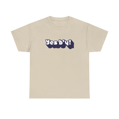 Yes b'y! Unisex Heavy Cotton Tee | Casual Shirt, Gift for Friends, Fun T-shirt
