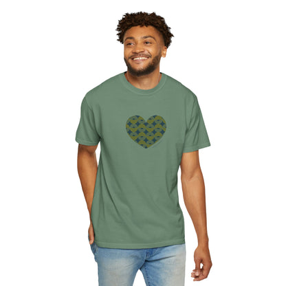 Eco-Friendly Heart Pattern Unisex T-Shirt - #HeartsInMotion