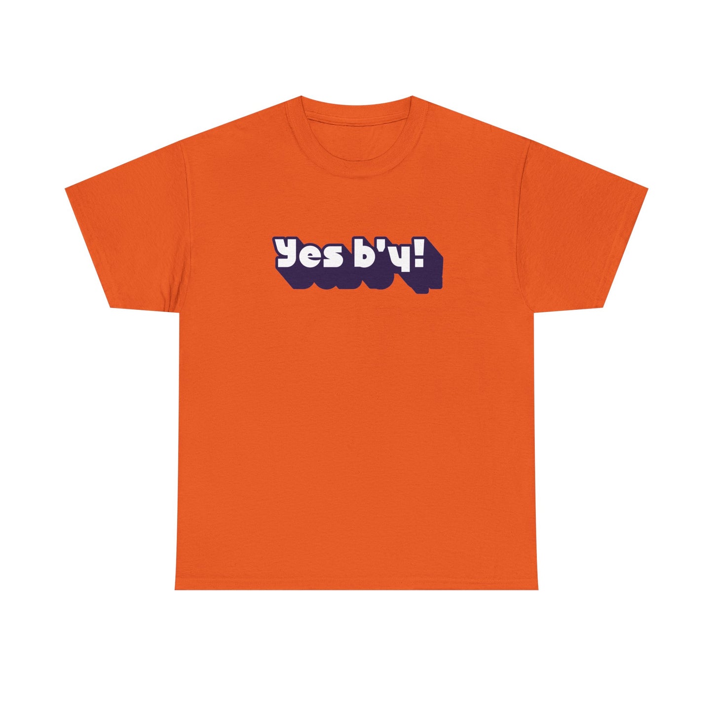 Yes b'y! Unisex Heavy Cotton Tee | Casual Shirt, Gift for Friends, Fun T-shirt