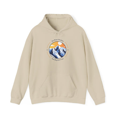 Mountain Sunset Hooded Sweatshirt | Outdoor Adventure Apparel | Nature Lovers
