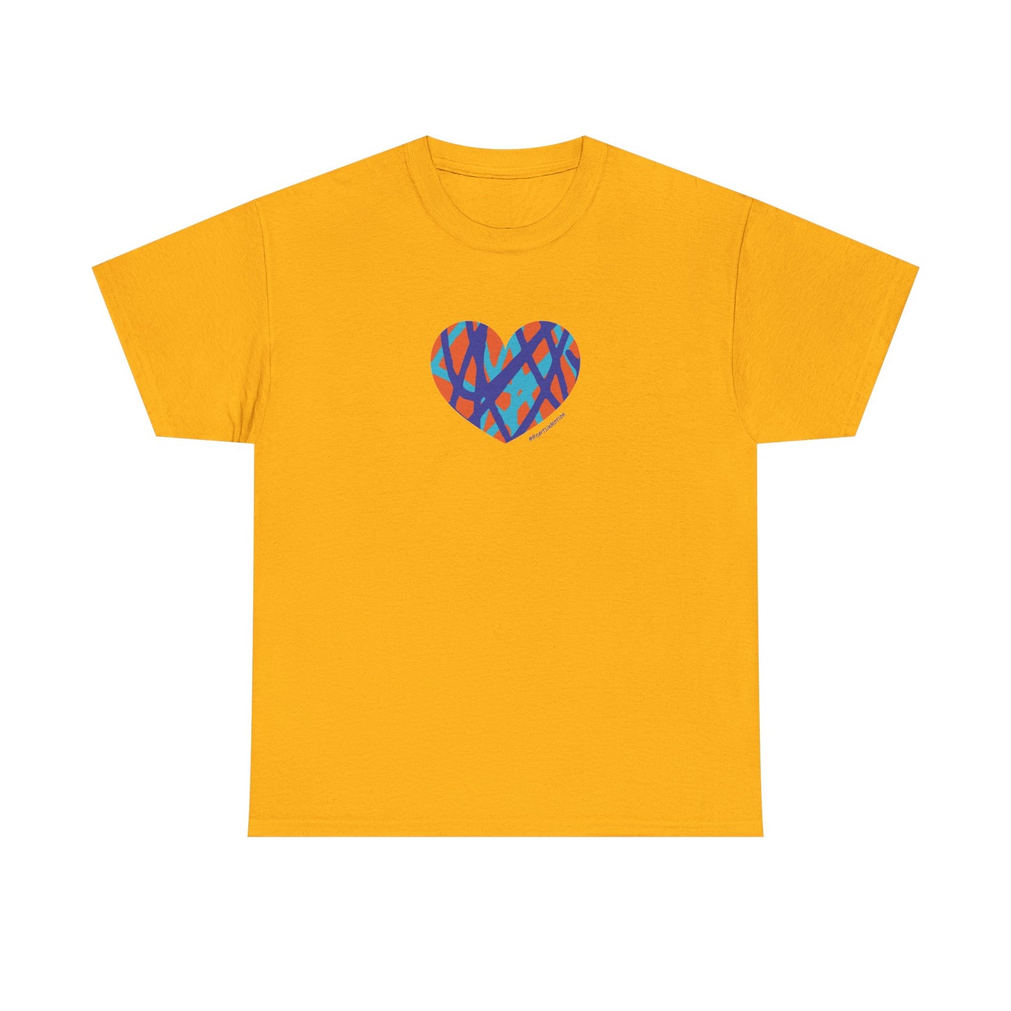 Bold Heart - Unisex Heavy Cotton Tee - #HeartsInMotion