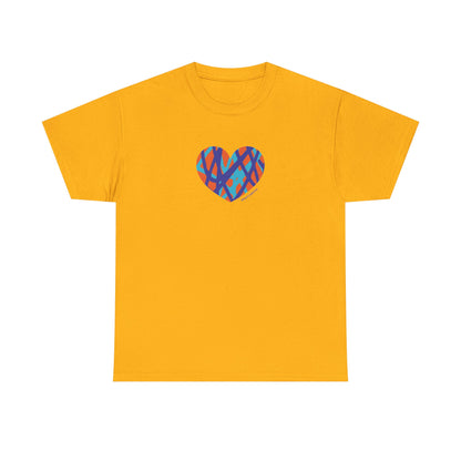 Bold Heart - Unisex Heavy Cotton Tee - #HeartsInMotion
