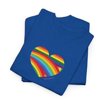 Rainbow Heart Unisex - Celebrate Love and Diversity - #HeartsInMotion