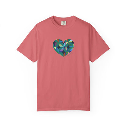 Colourful Heart T-Shirt, Gift for Her, Heart Design T-Shirt, #HeartsInMotion