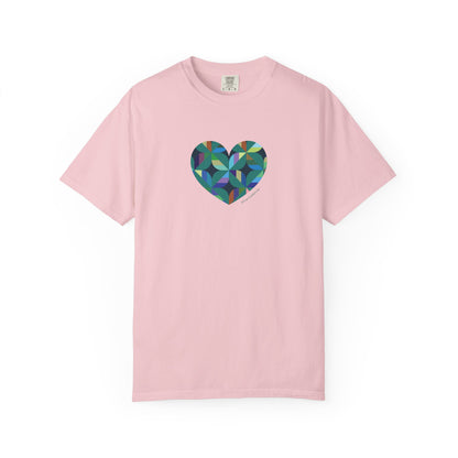 Colourful Heart T-Shirt, Gift for Her, Heart Design T-Shirt, #HeartsInMotion