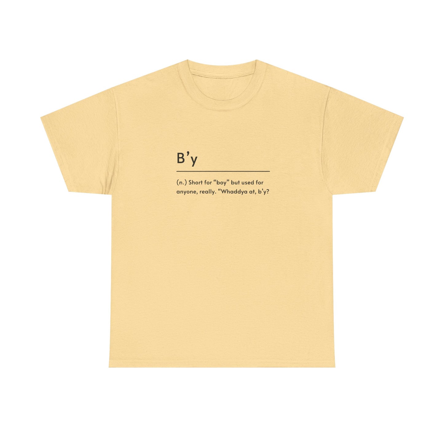 Unisex Heavy Cotton Tee - B'y Tee, Casual Wear, Gift for Him/Her, Street Style