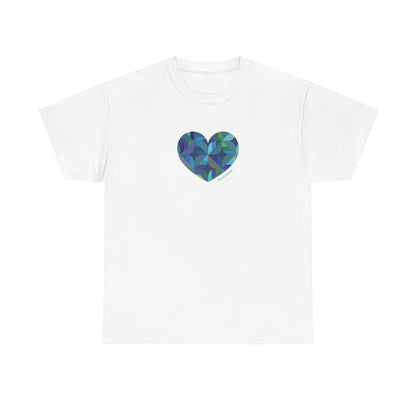 Colourful Heart Unisex Cotton Tee, Casual Wear, #HeartsInMotion