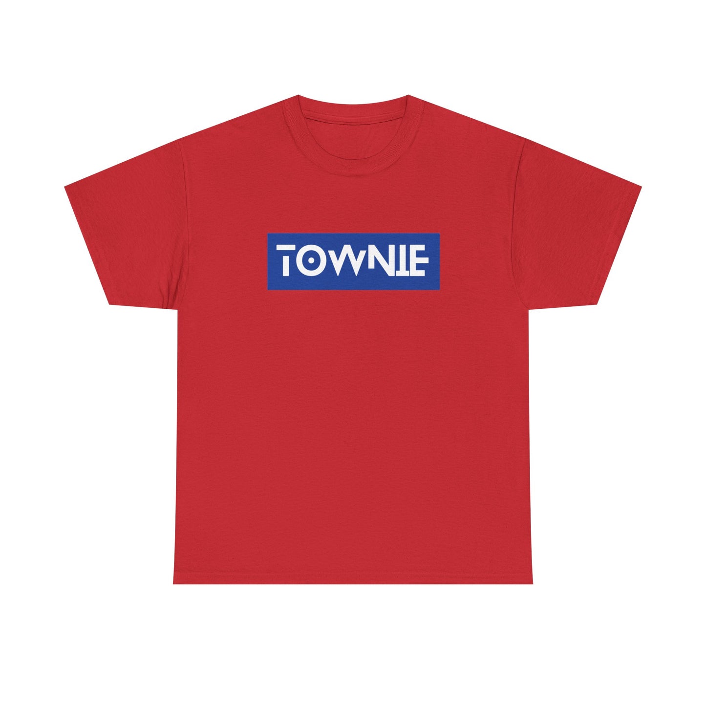 Unisex Heavy Cotton Tee with 'TOWNIE' Print - Casual Style for Everyday Wear