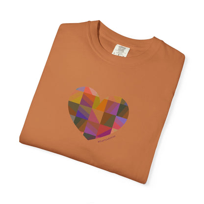 Colourful Heart Unisex T-Shirt - Perfect for Love - #HeartsInMotion