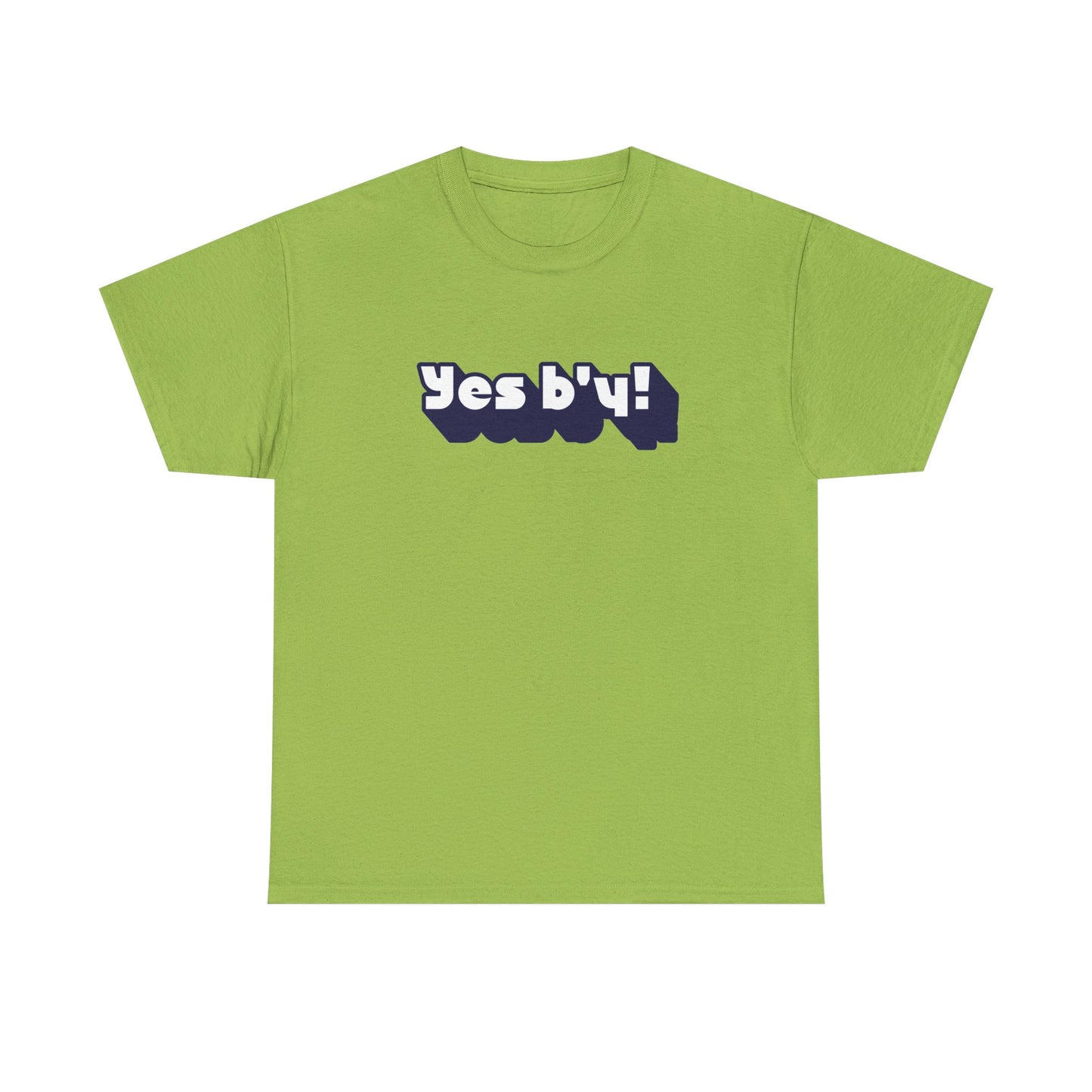 Yes b'y! Unisex Heavy Cotton Tee | Casual Shirt, Gift for Friends, Fun T-shirt