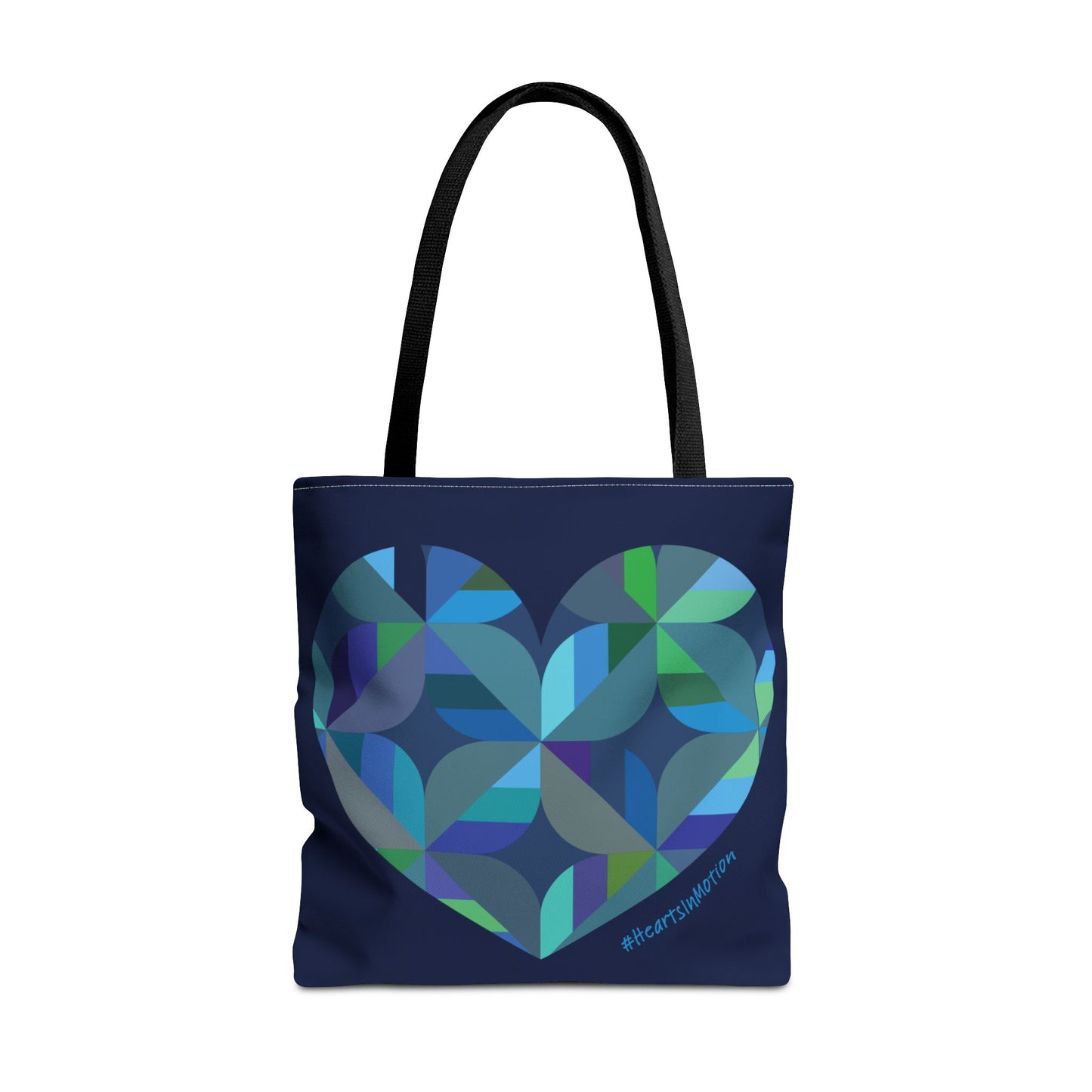 Heart Pattern Tote Bag, Eco-Friendly Carryall, #HeartsInMotion