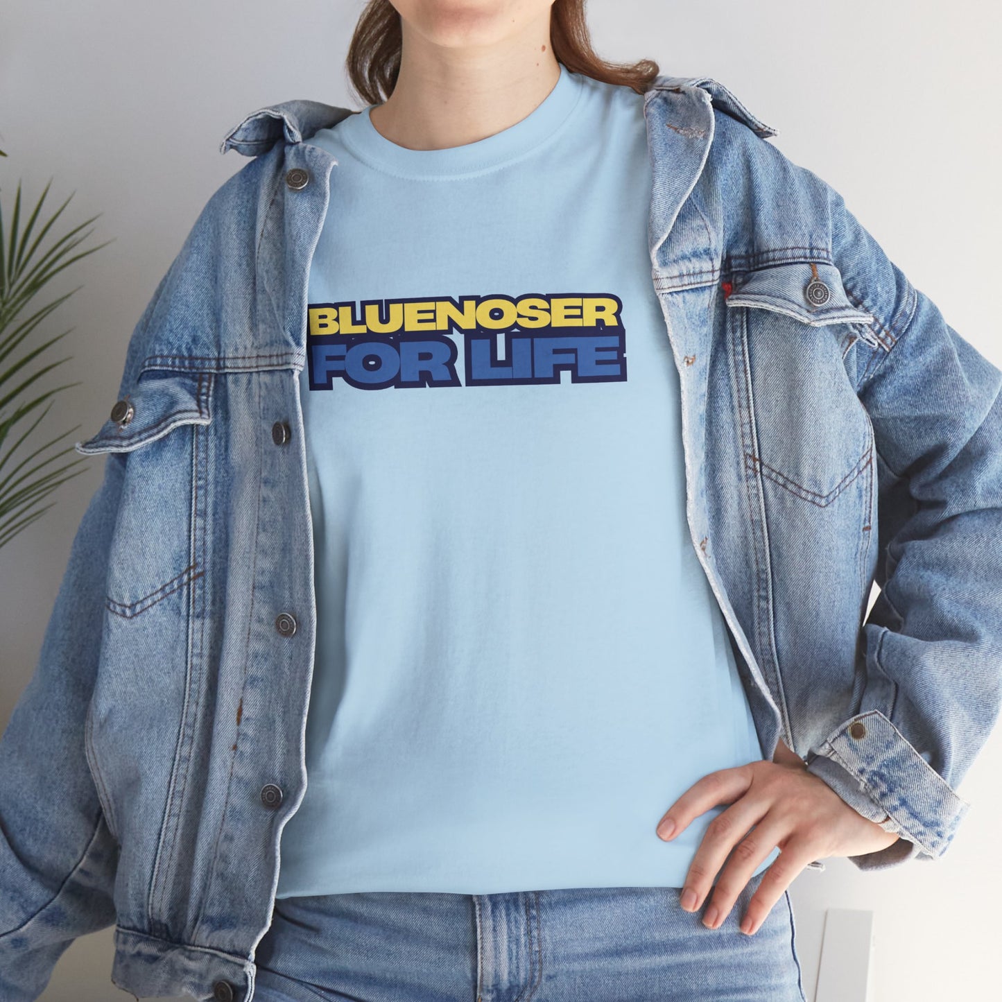 Bluenoser For Life Unisex Cotton Tee - Casual Wear, Gift for Friends