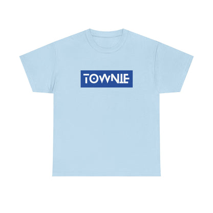 Unisex Heavy Cotton Tee with 'TOWNIE' Print - Casual Style for Everyday Wear