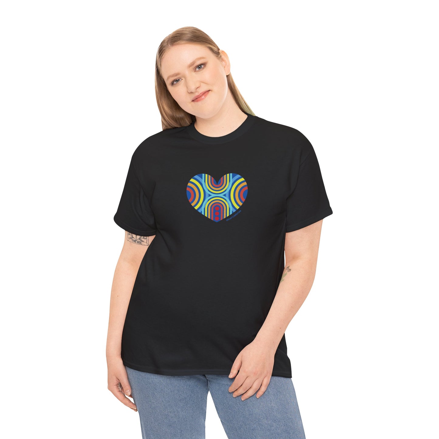 Unisex Heavy Cotton Tee - #HeartsInMotion