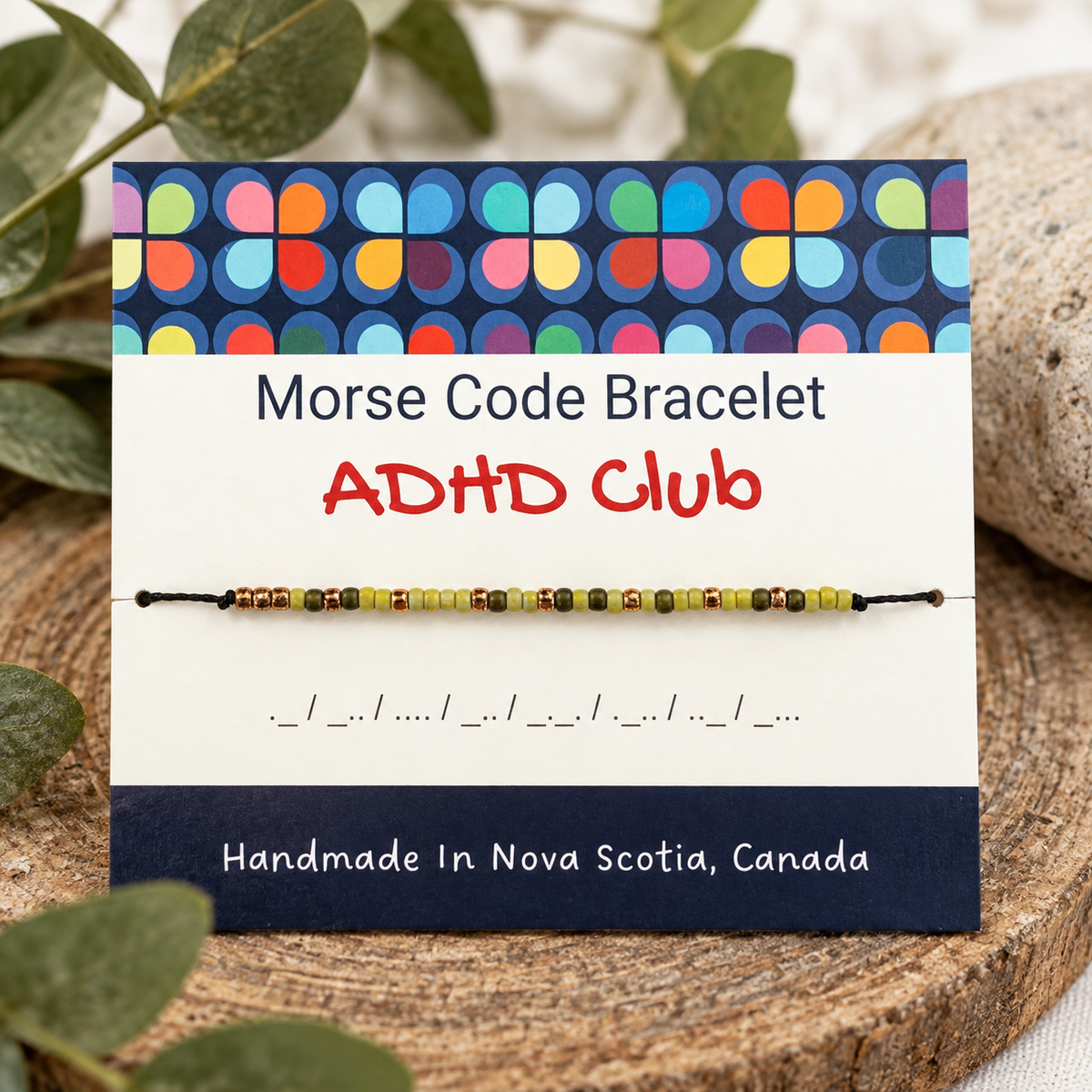 ADHD Club — Morse Code Bracelet