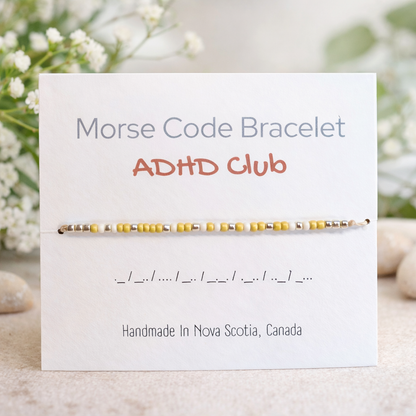 ADHD Club — Morse Code Bracelet